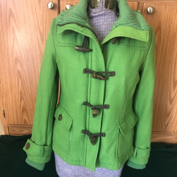 dELiA*s Jackets & Blazers - 3/$12! dELiA*s pea green wool pea coat